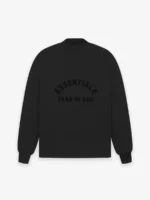 Essentials Ls Tee Jet Black