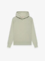 Essentials Kids Spring Waffle Henley Hoodie Seafoam