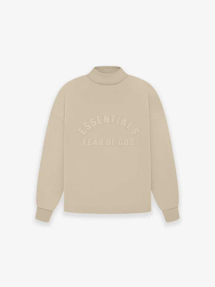 Kids Essentials Ls Tee Dusty Beige