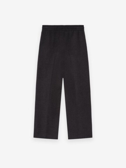 Essentials Wool Cashmere Drawstring Wide Leg Pant