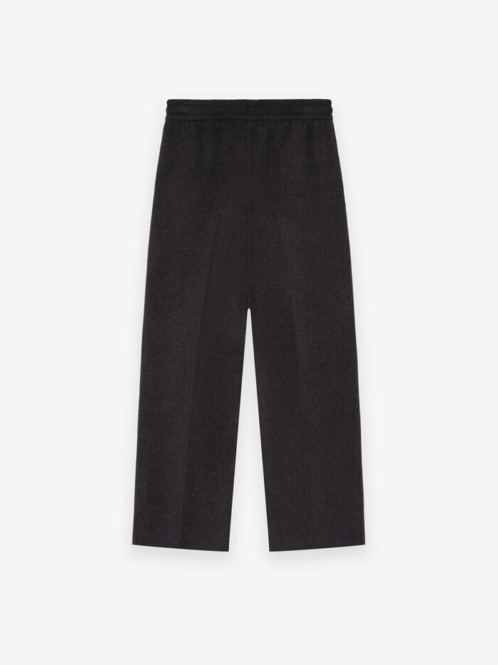 Essentials Wool Cashmere Drawstring Wide Leg Pant