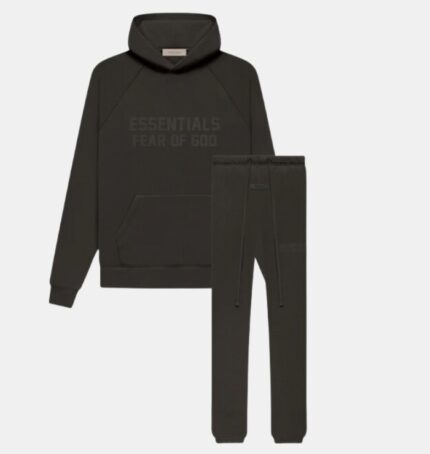 Fear of God Essentials Off Black Tracksuit