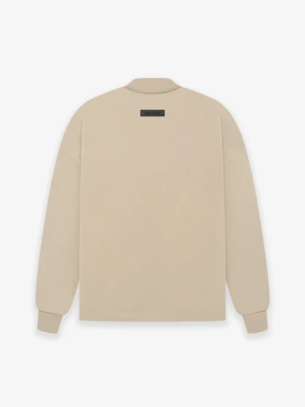 Essentials Ls Tee Dusty Beige