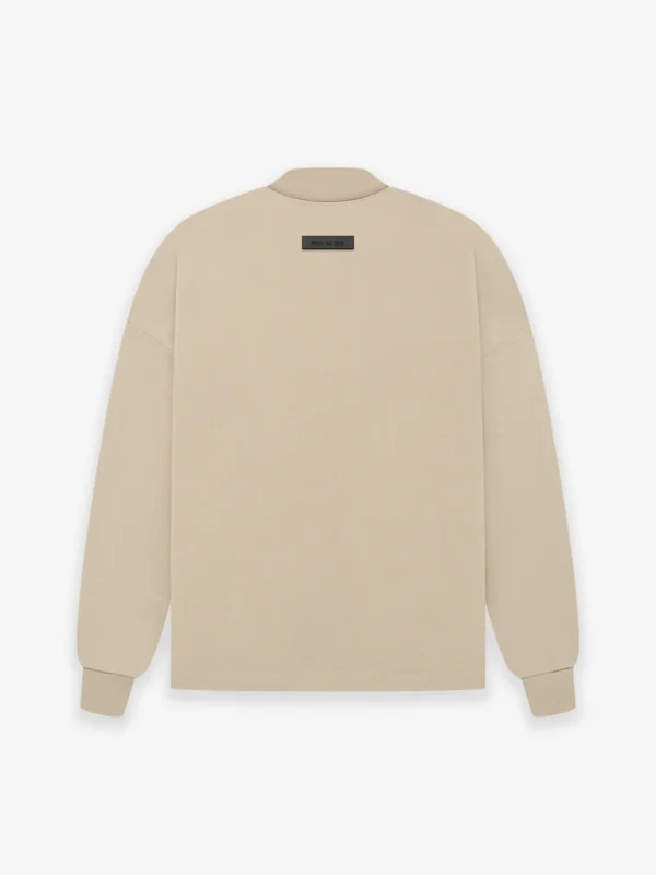 Essentials Ls Tee Dusty Beige